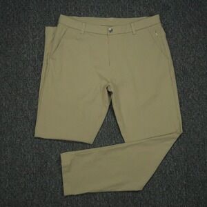 Lululemon Pants Mens 34x32 Khaki Commission Classic Fit Performance Warpstreme